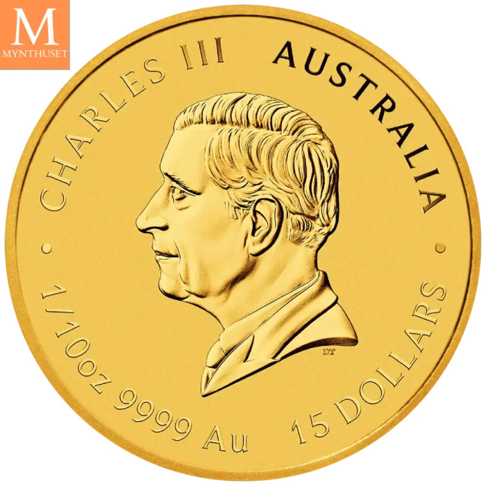 2027 Australia 1/10 oz Gull Lunar S3 Year of the Goat BU M/Kapsel