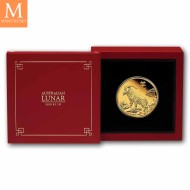 2027 Australia 1/10 oz Gull Lunar S3 Year of the Goat Proof med Etui & COA "PÅ LAGER"