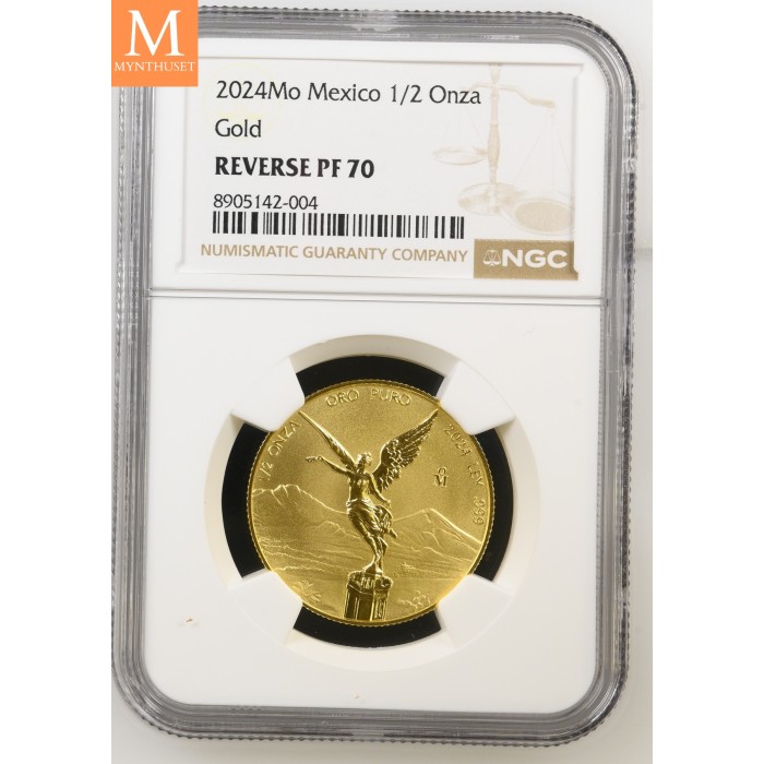 2024 Mexico LIBERTAD 1/2 OZ GULL Reverse proof CASA DE MONEDA DE MEXICO NGC RP70