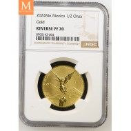 2024 Mexico LIBERTAD 1/2 OZ GULL Reverse proof CASA DE MONEDA DE MEXICO NGC RP70