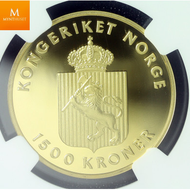 1993 Norway 1500kroner gold Edvard Grieg NGC PF69