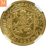1933 Czechoslovakia Dukat NGC MS64