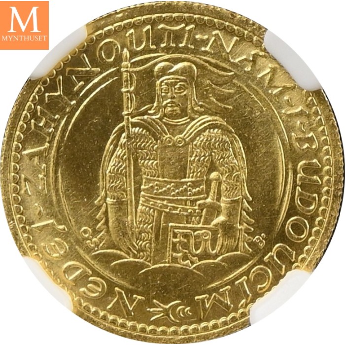 1933 Czechoslovakia Dukat NGC MS64
