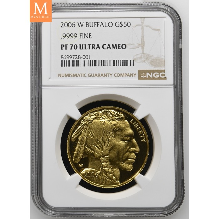 2006 W BUFFALO 1 oz GULL 50 Dollar NGC PF70 Jeff Garrett Red Book