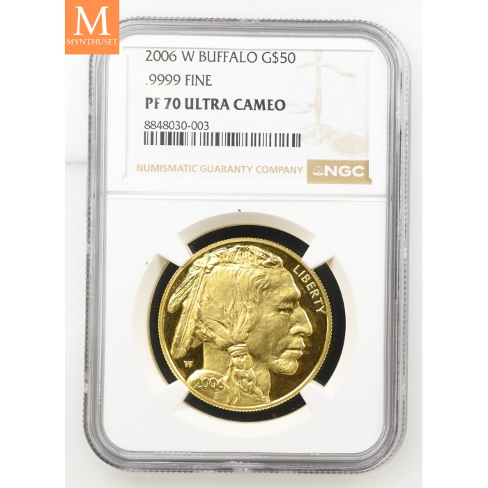 2006 W BUFFALO 1 oz GULL 50 Dollar NGC PF70 Jeff Garrett Red Book