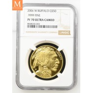 2006 W BUFFALO 1 oz GULL 50 Dollar NGC PF70 Jeff Garrett Red Book