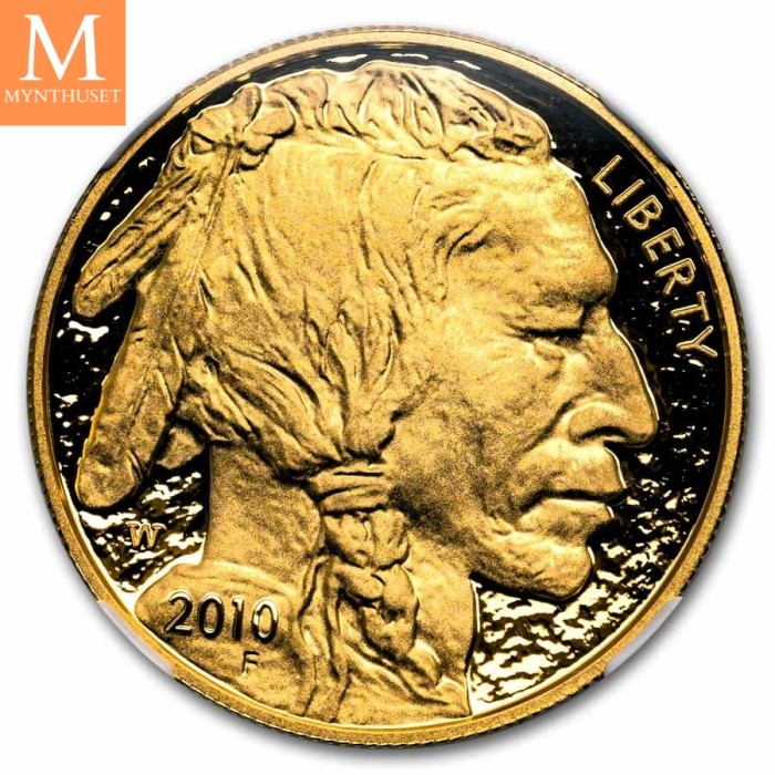 2010 W BUFFALO 1 oz GULL 50 Dollar NGC PF70