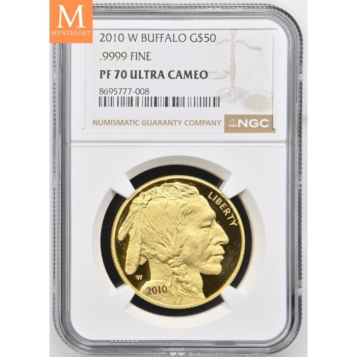 2010 W BUFFALO 1 oz GULL 50 Dollar NGC PF70