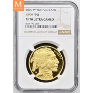 2010 W BUFFALO 1 oz GULL 50 Dollar NGC PF70
