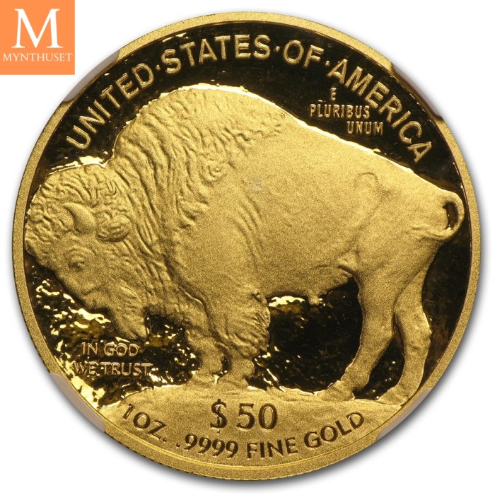 2009 W BUFFALO 1 oz GULL 50 Dollar NGC PF70