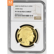 2009 W BUFFALO 1 oz GULL 50 Dollar NGC PF70