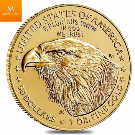 Nyhet på lager! USA 2023 1 oz Gull American Gold Eagle BU M/Kapsel