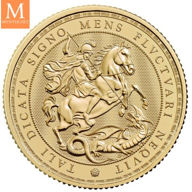 2026 Storbritannia 1/4 oz Gull St George and the Dragon 2026 kvalitet BU i Kapsel