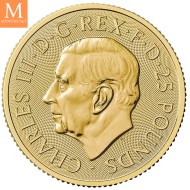 2026 Storbritannia 1/4 oz Gull St George and the Dragon 2026 kvalitet BU i Kapsel