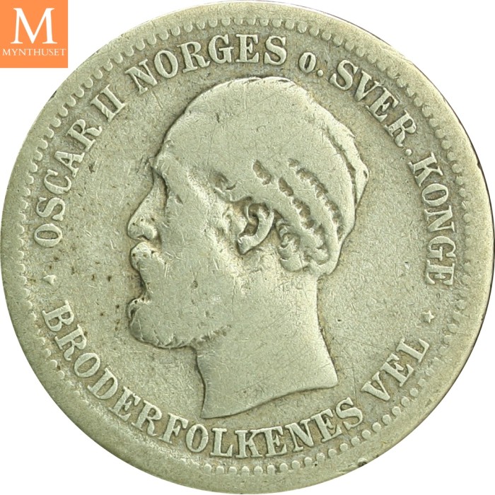 1878 1 krone kvalitet 1-