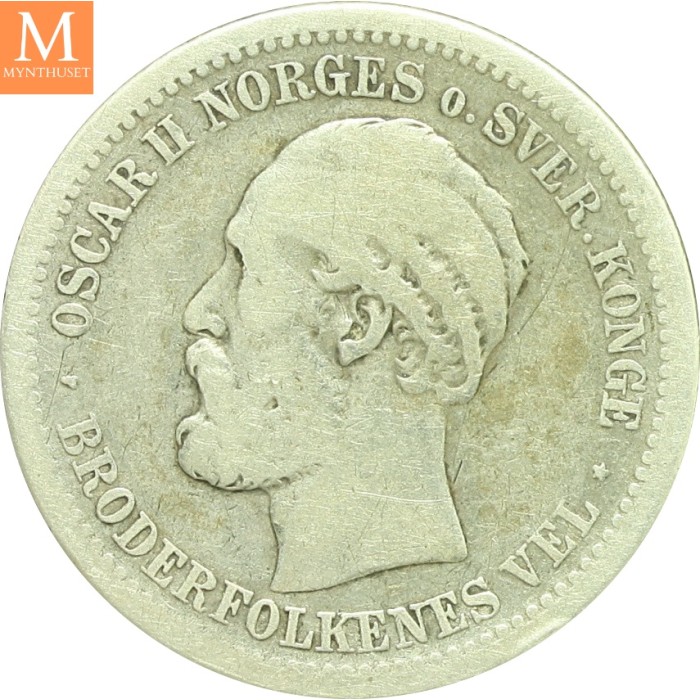 1878 1 krone kvalitet 1-