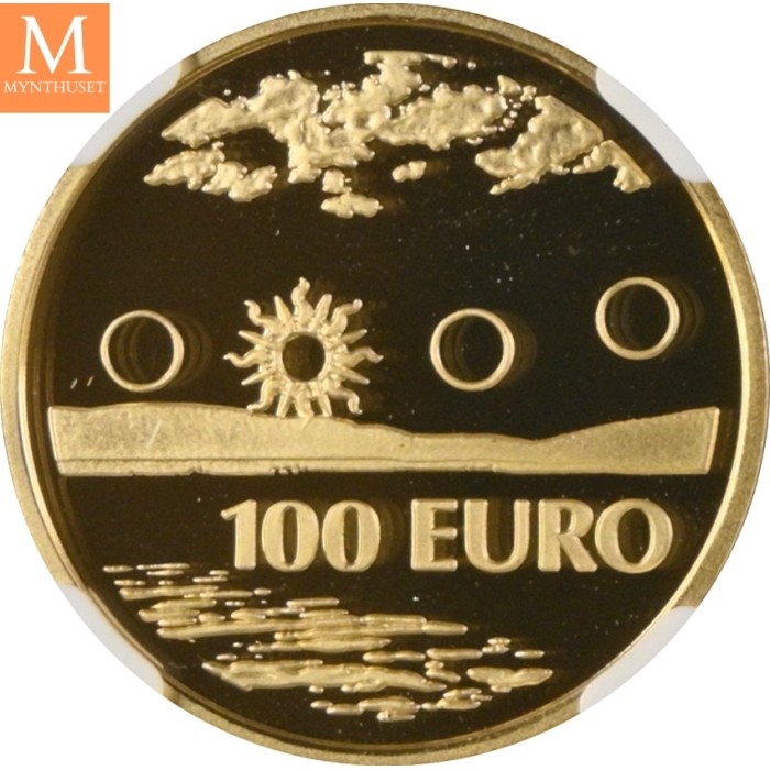 2002 JM Finland Gull 100 Euro LAPLAND NGC PF70