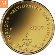 2009 P Finland Gull 100 Euro DIET OF PORVOO NGC PF70 LAVT OPPLAG!