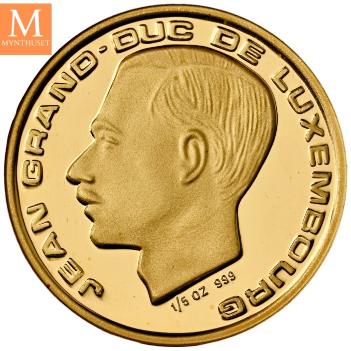 1989 GULL Luxenburg 20 Francs Grand Duchy NGC PF70