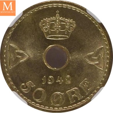 1942 Londonsett komplett høyt gradert (alle MS65)