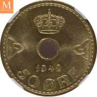 1942 Londonsett komplett høyt gradert (alle MS65)