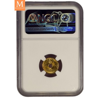 1942 10 øre London høyt gradert NGC MS66