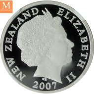 2007 NEW ZEALAND 5 DOLLAR TUATARA NGC PF70