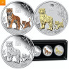 Australia 2022 LUNAR SERIES III "YEAR OF THE TIGER"  TRIO SETT
