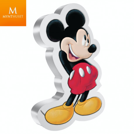 Niue 1 oz 2021 Sølv Mickey Mouse Shaped Coin kvalitet proof