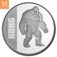 2021 NIUE 1 OZ SØLV KONG BU I originalt skrin