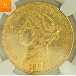 USA: 20 Dollar 1898 S kvalitet: AU58