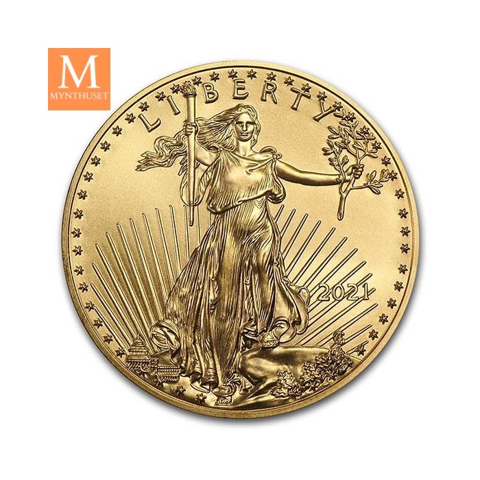 2021 USA 1/10 oz Gull Eagle BU M/kapsel type 2