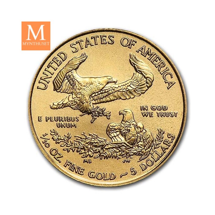 2021 USA 1/10 oz Gull Eagle BU M/kapsel type 1