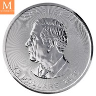 2026 Canada 5 oz Sølvmynt Grand Maple Leaf BU i Kapsel