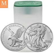 2025 USA 1 oz Sølv American Silver Eagle BU MED KAPSEL