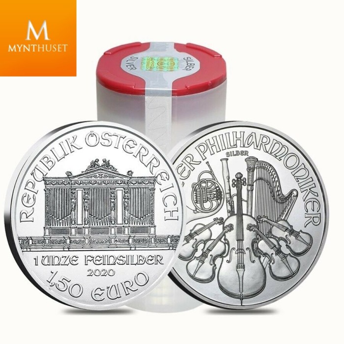 2021 Østerrike 1 OZ Sølv Philharmoniker kvalitet BU
