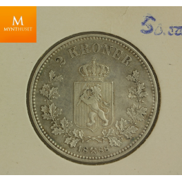 2 kroner 1888 kvalitet 01 