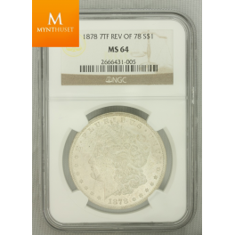 1 Dollar Morgan 1878 7TF rev of 78 