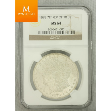 1 Dollar Morgan 1878 7TF rev of 78 