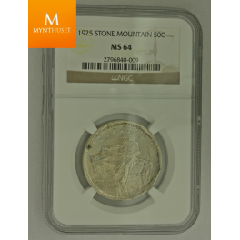 USA: Half Dollar 1925 Stone Mountain MS64 