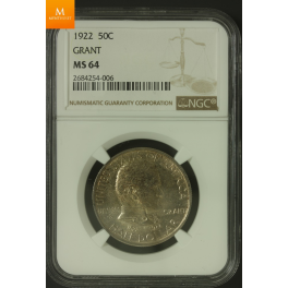 USA 50 Cents Grant 1922 NGC MS64 