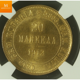 20 Markkaa 1912 L UTRA SJELDEN 