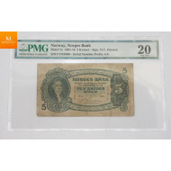 100 kroner 1934 A gradert av PMG til AU50 EPQ