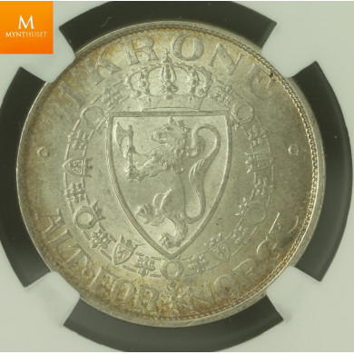 1 krone 1913 kvalitet MS65 