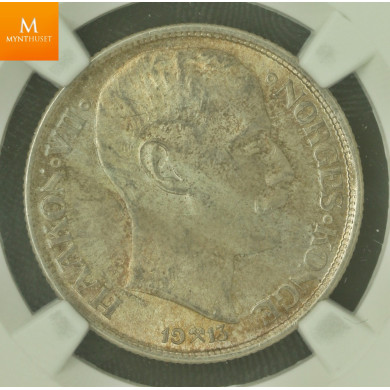 1 krone 1913 kvalitet MS65 