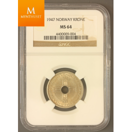 1 krone 1947 MS64 