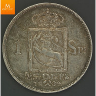 1/2 Speciedaler 1862 kvalitet pen 1+