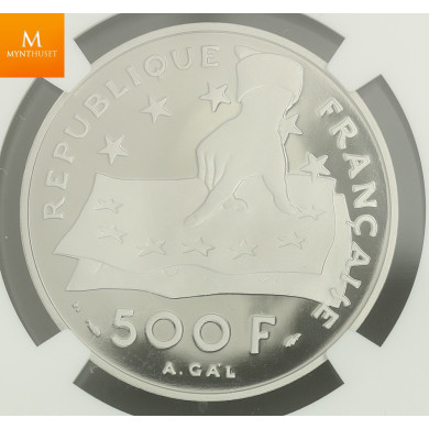 France 500 Francs 1991 Rene Descartes PF69 UCAM