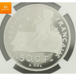 France 500 Francs 1991 Rene Descartes PF69 UCAM