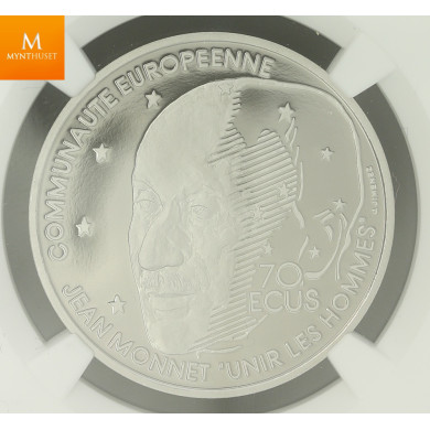 France 500 Francs 1992 Jean Monnet PF70 UCAM 